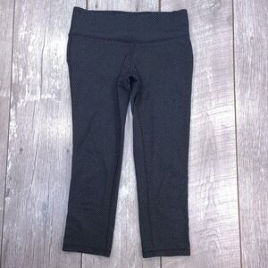 Prana Leggings Womens XS Misty Yoga Black Textured Pull On Skinny Pants